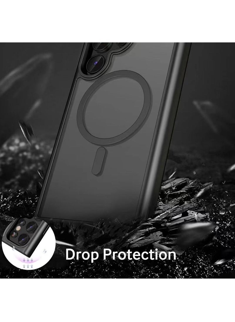 Color Fans - Magnetic Phone Case for Samsung Galaxy S23 Ultra Black - Image 1