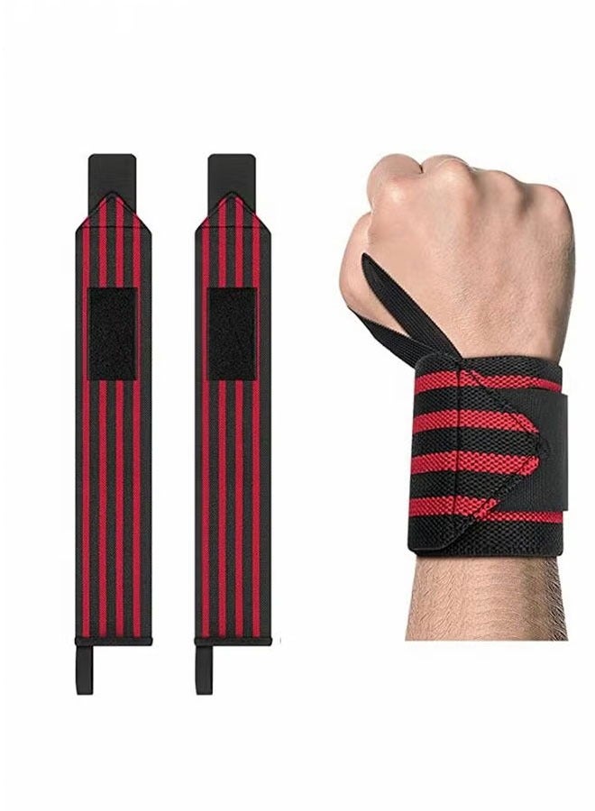 Generic Fitness Wrist Wraps Adjustable Lifting Bracelet-Nylonand Spandex Bracelets for Walking, Climbing, Football,Basketball, Tennis, Track and Many Other Sports  - Image 1