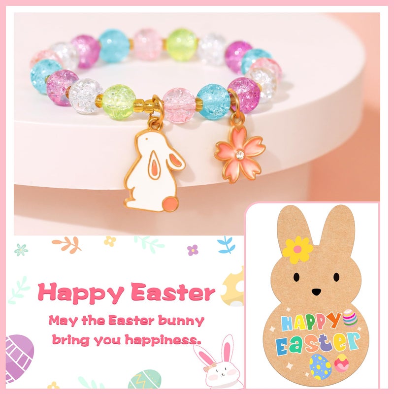 Parma77 Easter Gifts for Kids-Adjustable Bunny Bracelet with Bunny Card for Jewelry for Girls, Teens, and Women, Perfect Easter Egg Fillers - Image 3