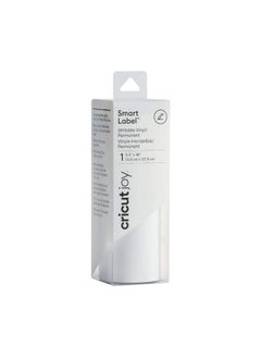 Cricut Joy Smart Label Writable Vinyl - Adhesive Decal Roll - 5.5" X 48" - Diy Label Making For Home Organization, Wedding Labels, Address Labels, White, 2007359  - Image 1
