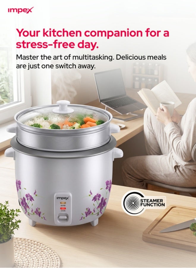 إمبكس جهاز طهي أرز كهربائي 1.5 L 500 W RC 2802 متعدد الألوان - Image 4