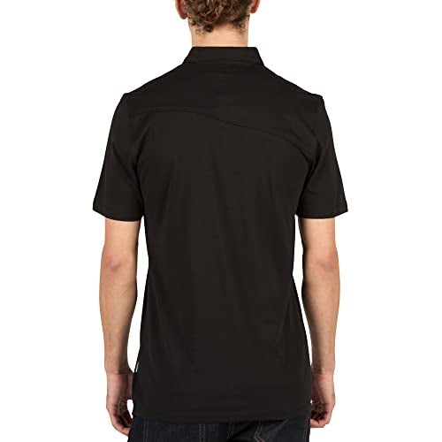 Volcom mens Wowzer Modern Fit Polo , BLACK , Medium - Image 2