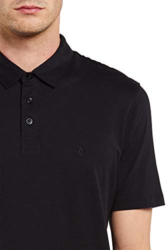 Volcom mens Wowzer Modern Fit Polo , BLACK , Medium - Image 5