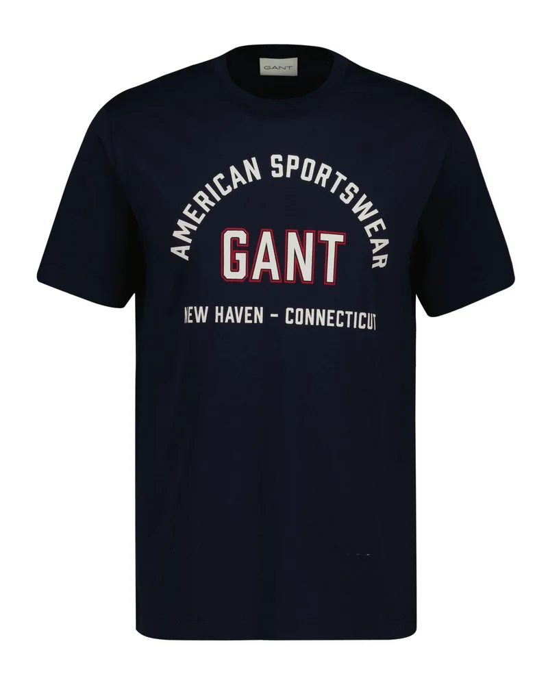 Gant Printed Graphic Short Sleeve T-Shirt