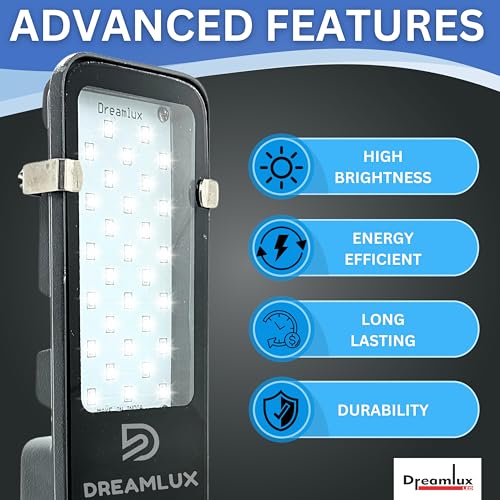 Dreamlux Street Light 24 Watt LED Street Light | Street Lights Outdoor Waterproof | BIS Certified | Upto 85% Energy Saving | Aluminium Body | Road Light- Cool White (Pack of 1PC) - Image 4