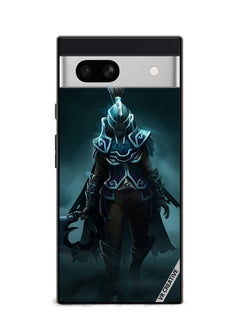Protective Case Cover For Google Pixel 7a Phantom Assassin, Dark Wraith Set, Dota 2 Design Multicolour