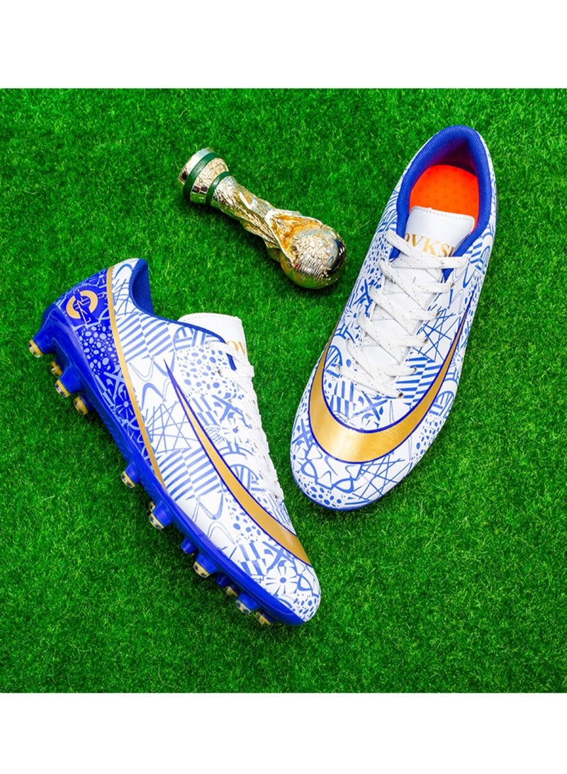 Loquat Low-Top Cleats Competition Sports Football Shoes Blue  - Image 2