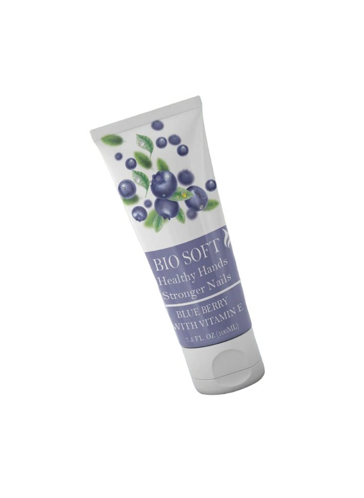 Bio Soft BIO SOFT HAND & NAIL CREAM  BLUE BERRY & VIT E100ML 