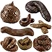 Boao 8 Pcs Fake Poop Realistic Dog Poop Toy Fake Turd Adult Gags and Practical Joke Poo Shit for Halloween April Fools Day Prank Party SuppliesDisgusting Shape - Image 2