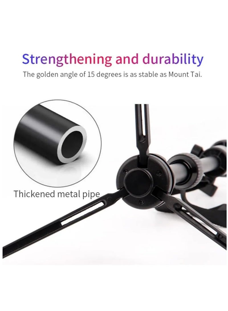 ELTRAZONE Table Tripod Stand – Lightweight Aluminum, 39.5cm Max Height, 3kg Load Capacity, Mobile & Camera  - Image 3