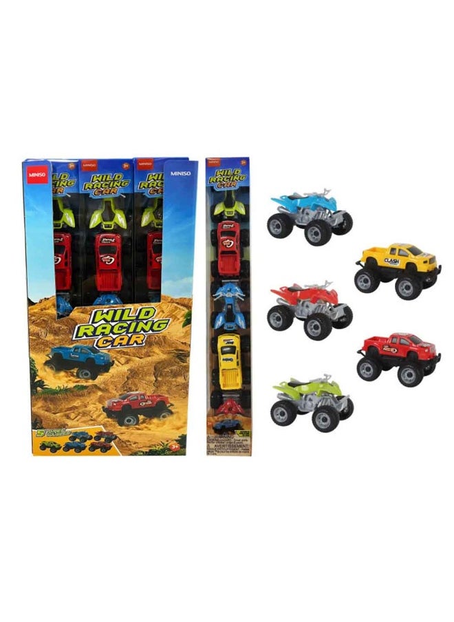 Miniso MINISO Wild Racing Car M12-5 – Fun and Interactive Pull-Back Car Toy for Kids and Collectors 