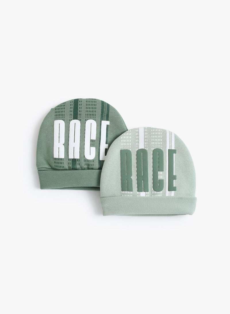 Baby Boys Racing Champ Cap Pack Of 2