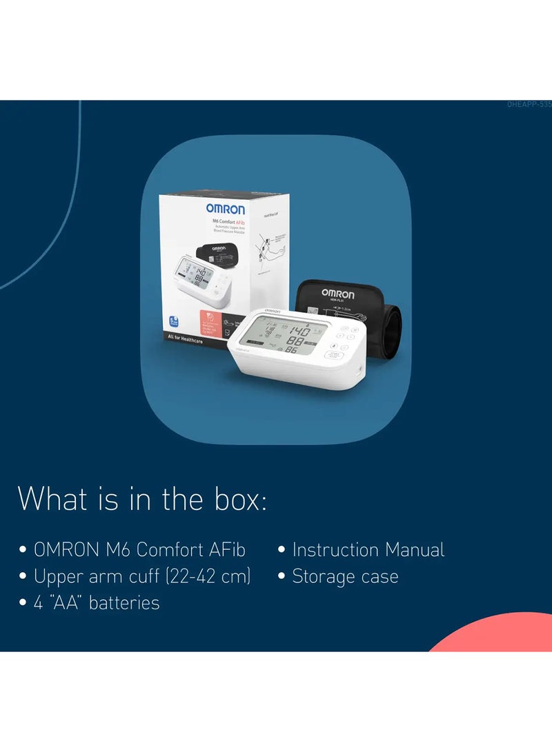 Omron M6 Comfort AFib Automatic Blood Pressure Monitor - Image 3