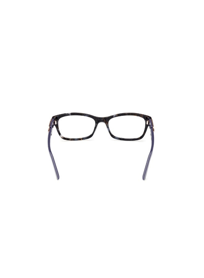 GUESS Gu2986 Rectangular Acetate Frames For Women Size 51, Grey Avana - Image 4