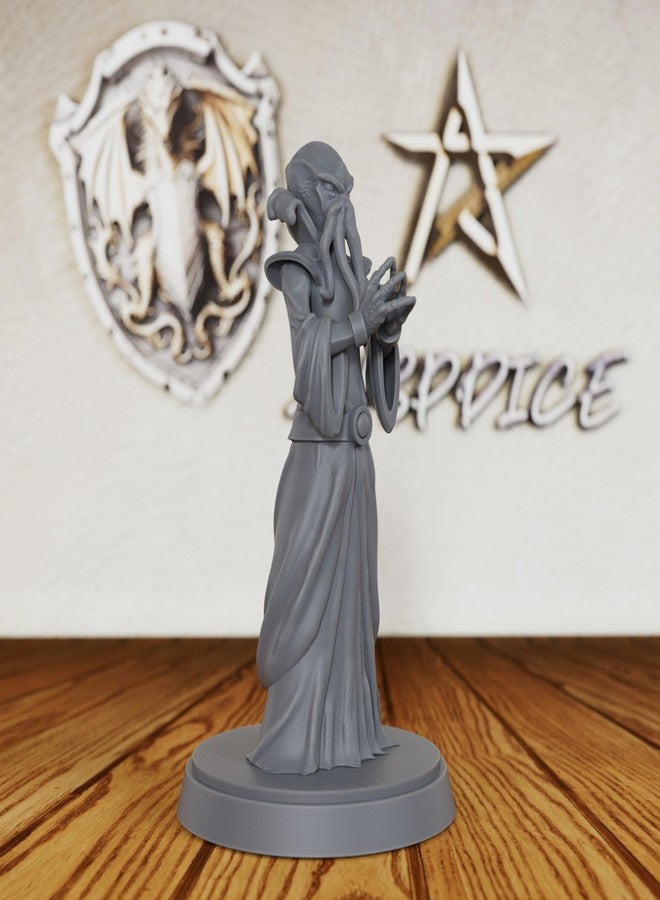 AUSPDICE Mindflayer Monster Tabletop Unpainted Miniature, DND Minis for Dungeons and Dragons,TTRPG Game Accessory, Fantasy Role Playing Figurine, Great for Psionic Encounters & Horror Scenarios- AS234 - Image 2