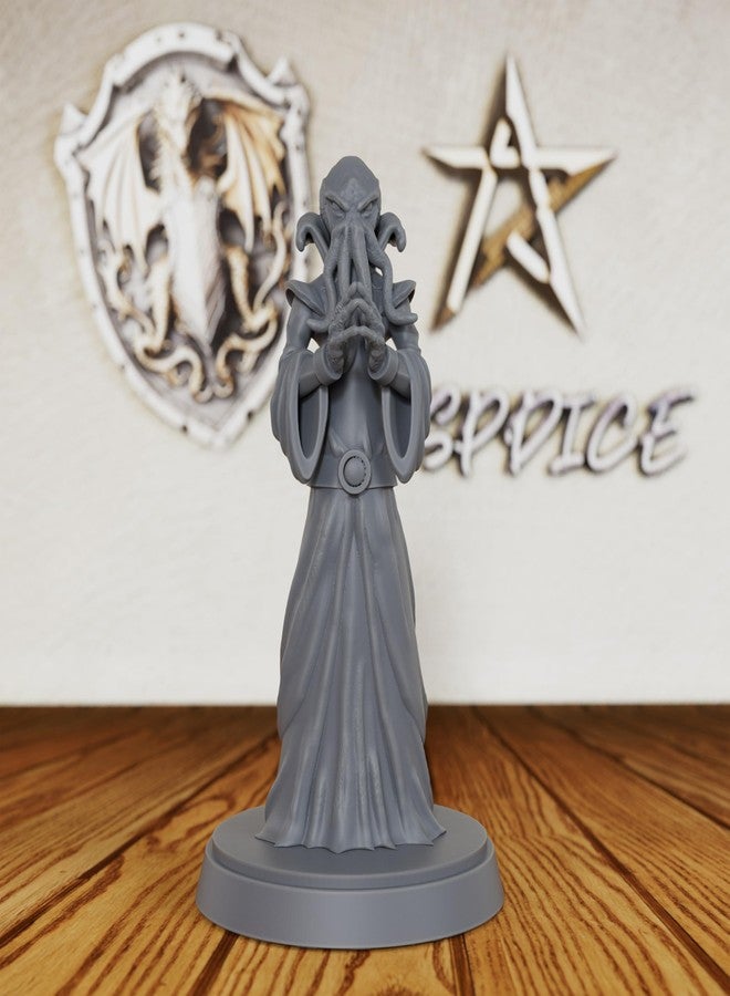 AUSPDICE Mindflayer Monster Tabletop Unpainted Miniature, DND Minis for Dungeons and Dragons,TTRPG Game Accessory, Fantasy Role Playing Figurine, Great for Psionic Encounters & Horror Scenarios- AS234 - Image 1