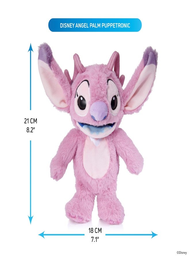 Wow! Stuff Disney Angel Palm Puppetronic | 40+ Sounds and Actions | Moving Head & Mouth | Touch Sensor Reactions | Talks with Stitch Palm Puppetronic | for Fans Age 6+ - Image 4
