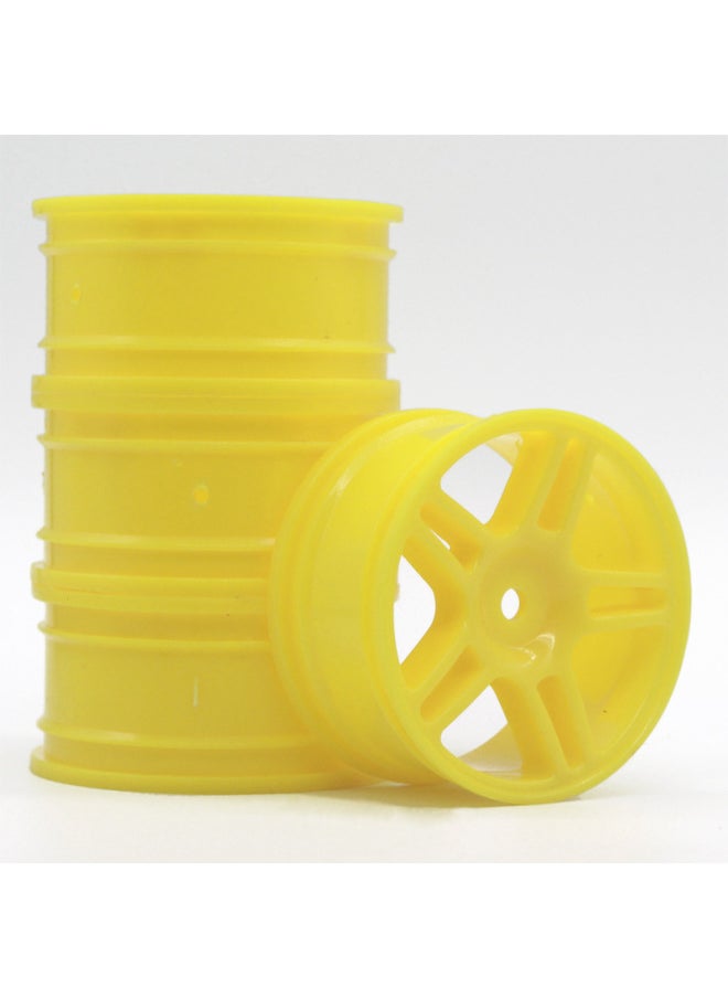 Generic - 1:10 Flat Running Wheel Hub MoDel Car Drift Wheel Frame Oil AnD Electricity Rv Drift Racing Competition HSP Sakura D3D4-Color:Green - Image 1