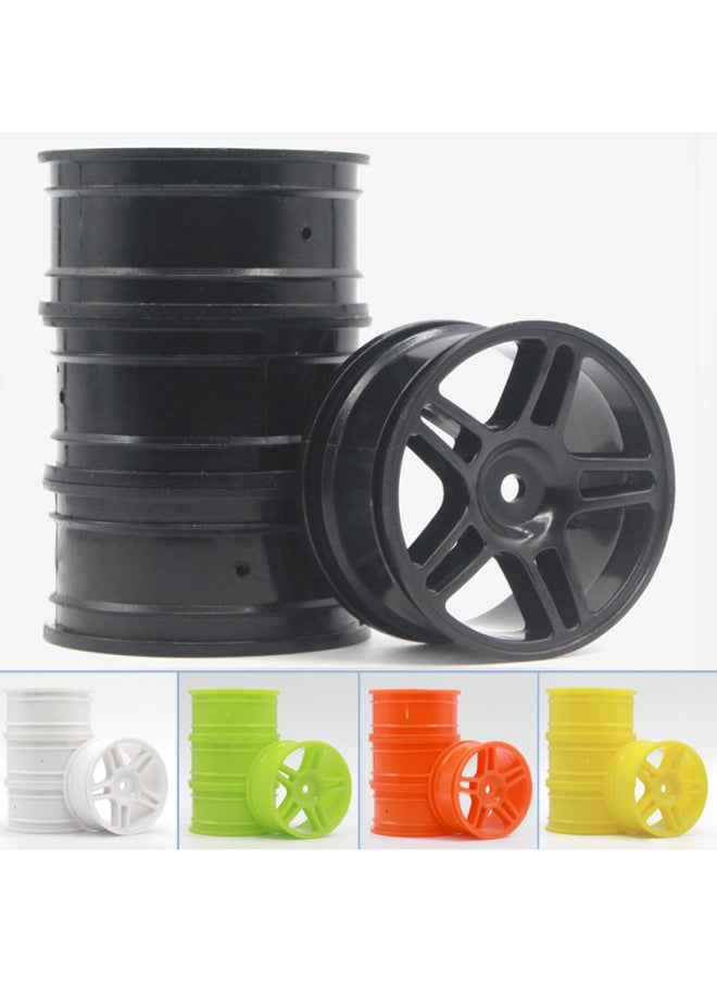 Generic - 1:10 Flat Running Wheel Hub MoDel Car Drift Wheel Frame Oil AnD Electricity Rv Drift Racing Competition HSP Sakura D3D4-Color:Green - Image 1
