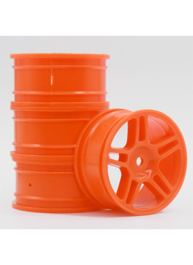 Generic - 1:10 Flat Running Wheel Hub MoDel Car Drift Wheel Frame Oil AnD Electricity Rv Drift Racing Competition HSP Sakura D3D4-Color:Green - Image 1