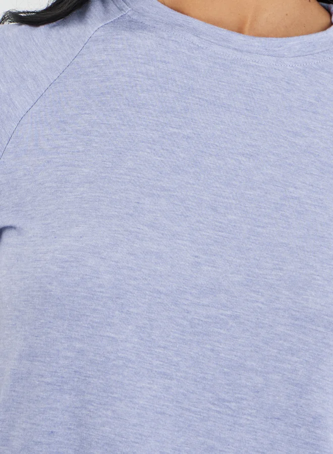 Styli Styli Solid Round Neck T-Shirt