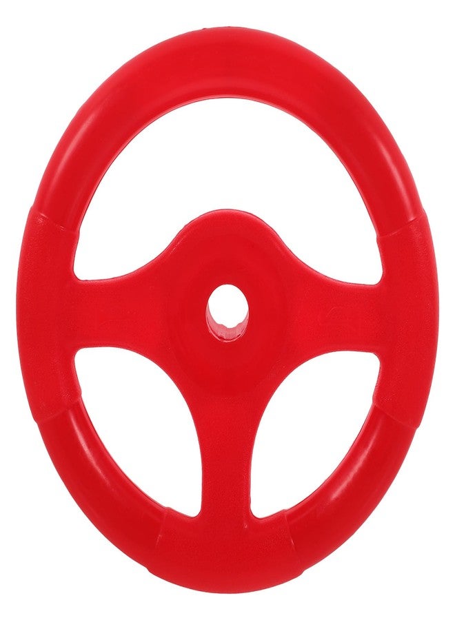 VICASKY Kids Steering Wheel Replacement for Toy Cars 6.48in Red Plastic Steering Wheel Accessory 6.49Inch Round Design for Playground Equipment and Swing Sets Lightweight for Decoration - Image 1