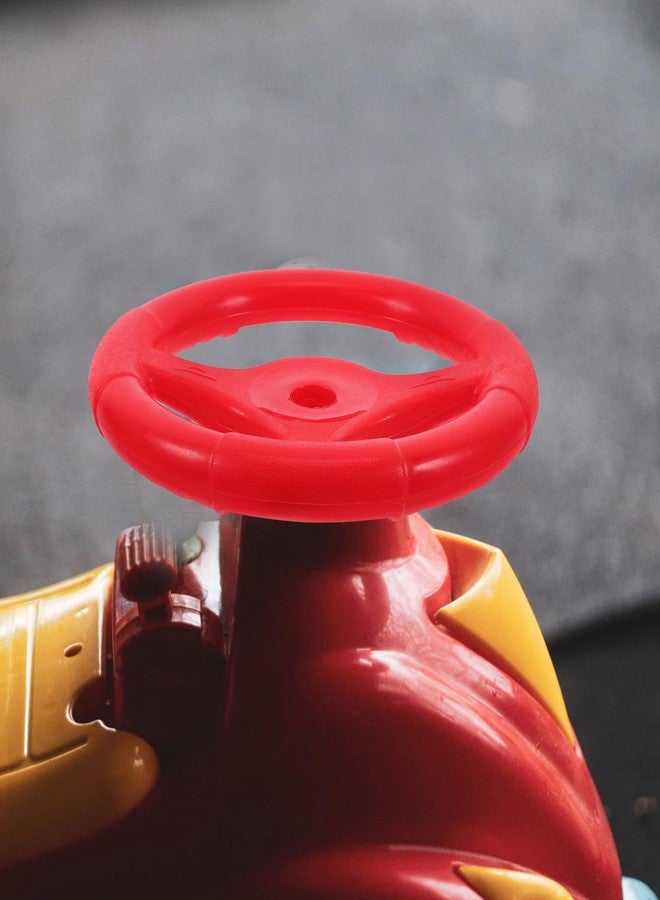 VICASKY Kids Steering Wheel Replacement for Toy Cars 6.48in Red Plastic Steering Wheel Accessory 6.49Inch Round Design for Playground Equipment and Swing Sets Lightweight for Decoration - Image 5