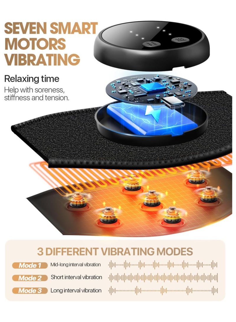 general Cordless Neck Heating Pad Portable Neck Massager for Tension Relief Wireless Heating Pad for Neck Arms and Legs - Image 4