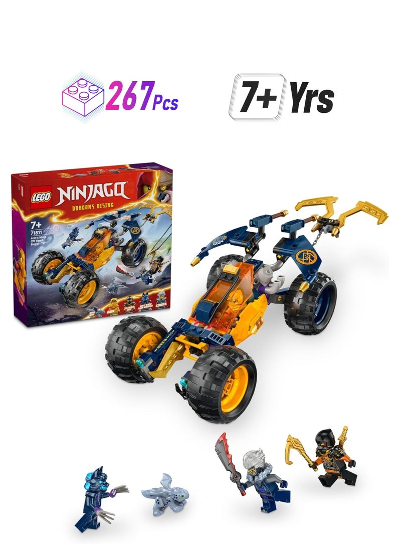 LEGO Ninjago Arin's Ninja Off-Road Buggy Car 71811 Building Blocks Toy Car Set (267 Pieces) - Image 1