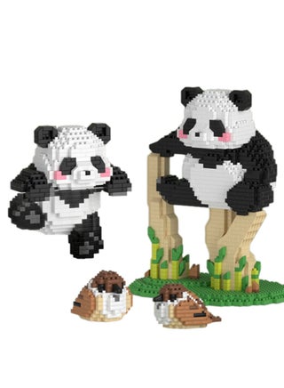 Micro Building Blocks Animal Set, Cute Panda DIY Mini 3D Building Toy Bricks, Panda Bamboo Animals Building Blocks, Party Favors for Kids Boys Girls, 1558 Pieces KLJM-09 (2 in 1 Panda C) - pzsku/Z0E3F6F6E5F6A17C691F6Z/45/_/1721273256/d29a2117-ed8a-4c30-a7c1-25f0d49d6ce2