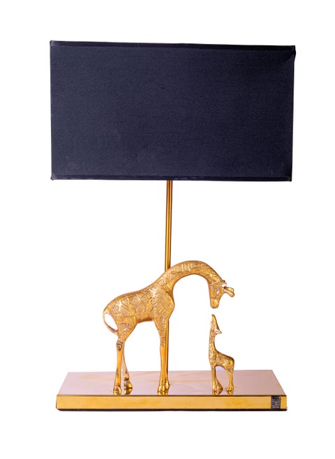 Golden Giraffe Table Lamp