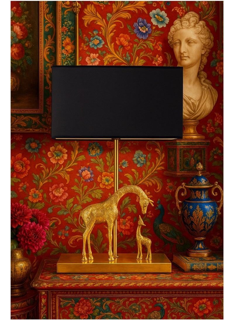 Roza lighting - Golden Giraffe Table Lamp - Image 1