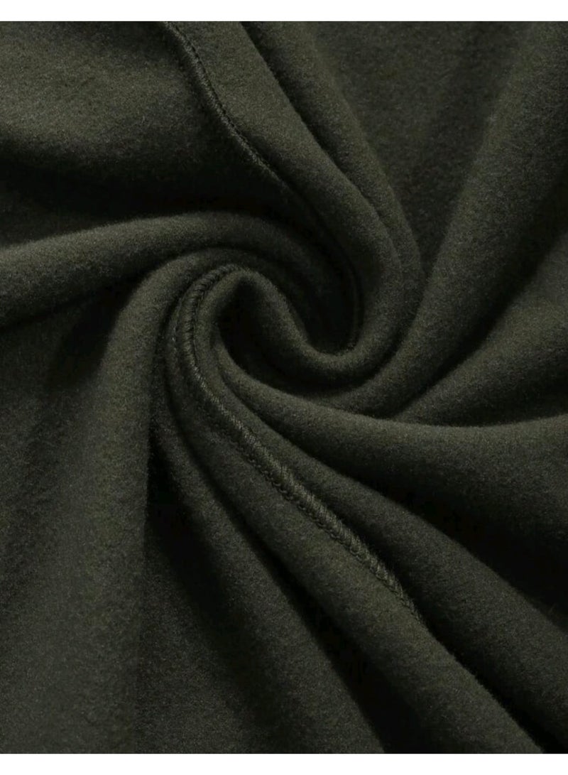 دازي تي شيرت DAZY بلون سادة وحاشية مكشكشة وأكمام طويلة، ملابس خريفية بأكمام طويلة للنساء - Image 3