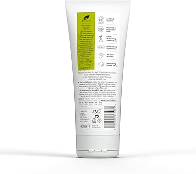 dr.organic Dr Organic Tea Tree Heel Balm Dry Cracked Feet Purifying 24H Moisturisation Natual Sunflower Seed Oil Vegan CrueltyFree Paraben SLS Free Certified Organic 100ml - Image 2