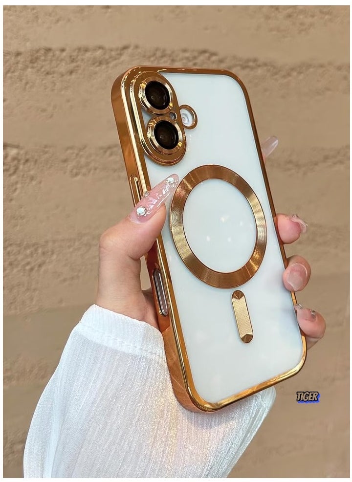 JAJEEK iPhone 16 Magnetic Case – Compatible with MagSafe, Built-in Camera Protector, Soft TPU Anti-Scratch, Shockproof Slim Clear Case for iPhone 16 (6.1 Inch) – Durable, Lightweight Protection - Image 2