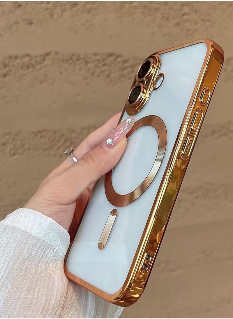 JAJEEK iPhone 16 Magnetic Case – Compatible with MagSafe, Built-in Camera Protector, Soft TPU Anti-Scratch, Shockproof Slim Clear Case for iPhone 16 (6.1 Inch) – Durable, Lightweight Protection - Image 3