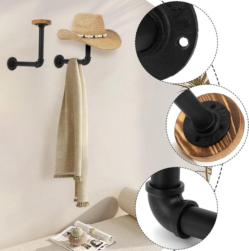 psler Helmet Wall Mount-Motorcycle Helmet Holder,Hat Display Wall Mount,Hat Holder, Master Bedroom Decor,3 PCS - Image 4