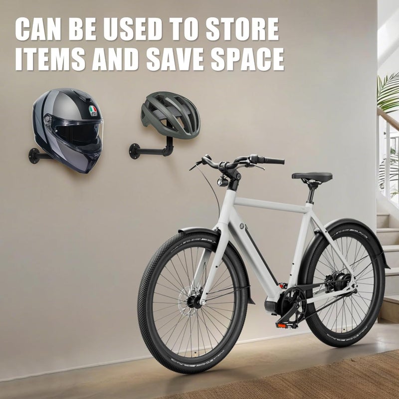 psler Helmet Wall Mount-Motorcycle Helmet Holder,Hat Display Wall Mount,Hat Holder, Master Bedroom Decor,3 PCS - Image 2