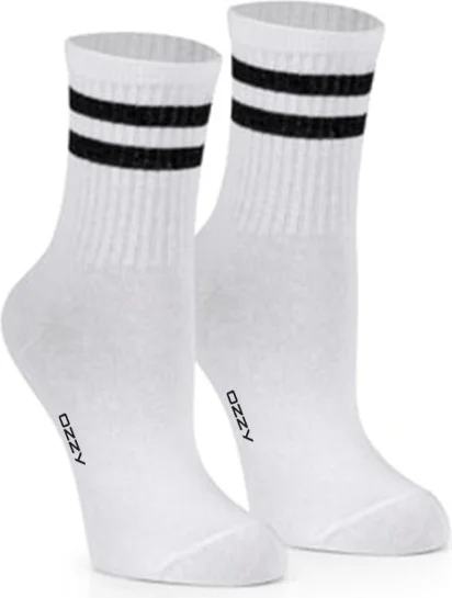 Ozzy Socks Women's 6-Piece Mixed Color Striped College Tennis Socks