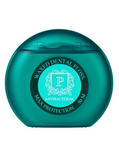 President Pack Of 12 Mouthwash For Healthy Whiteness And Enamel Shine With Chlorhexidine Antibacterial Dental Floss Mint Flavor - 50m  - Image 3