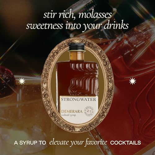 Strongwater Rich Demerara Syrup - Makes 16 Cocktails - Syrup for Cocktails Handcrafted in USA with Filtered Rocky Mountain Water, Demerara Sugar - Just Mix with Bourbon or Whiskey - Image 3