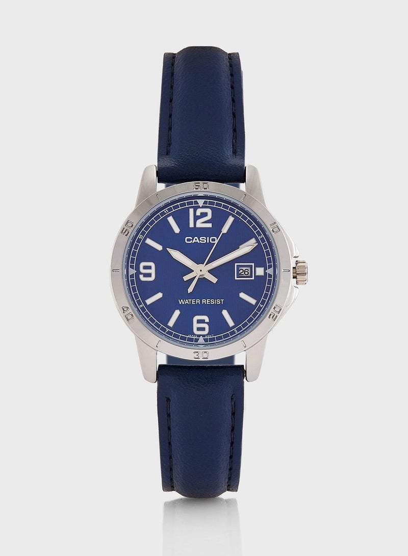 CASIO Pu Strap Analog Watch - Image 1