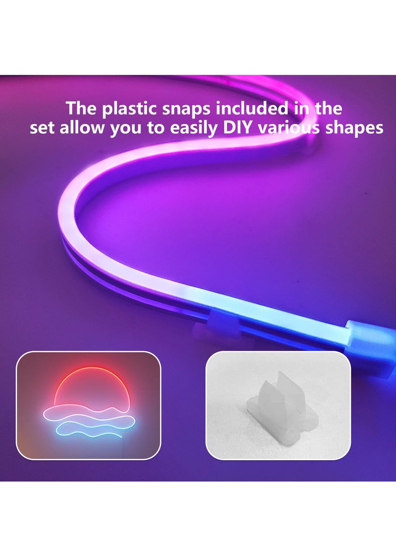 أفضل ذروة شريط إضاءة LED RGB مع جهاز تحكم عن بعد، يعمل بمنفذ USB، مقاوم للماء، مثالي للإضاءة الخلفية للتلفزيون، وغرفة الألعاب، وغرفة النوم، والديكور الداخلي - بطول 3 أمتار، متعدد الألوان، إضاءة زينة رمضان - Image 5