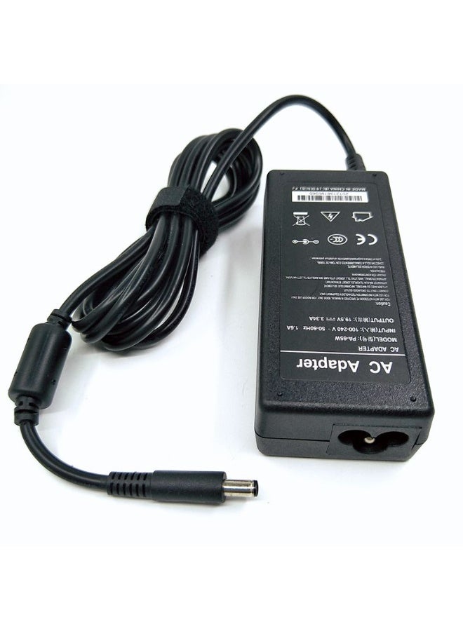 شابية محول طاقة تيار متردد 19.5 فولت، 3.34 أمبير، 65 واط، 4.5 × 3.0 مم، شاحن كمبيوتر محمول لأجهزة ديل إنسبايرون 15 موديلات 3551، 3552، 3558، 5551، 5552، 5555، 5559، 7568، P28E - Image 2