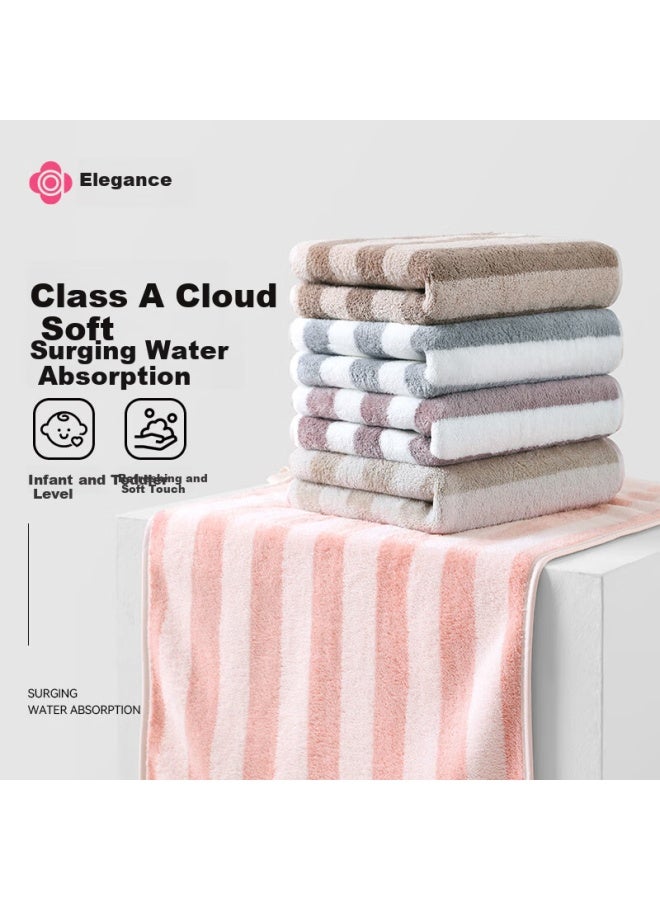 Grace Towel Men'S 7A Grade Antibacterial Household Soft Skin-Friendly Super Absorbent Quick-Drying Face Wash Bath Towel Couple Recommended - Image 4