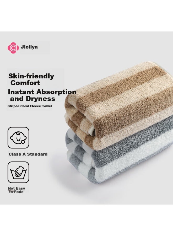 Grace Towel Men'S 7A Grade Antibacterial Household Soft Skin-Friendly Super Absorbent Quick-Drying Face Wash Bath Towel Couple Recommended - Image 3