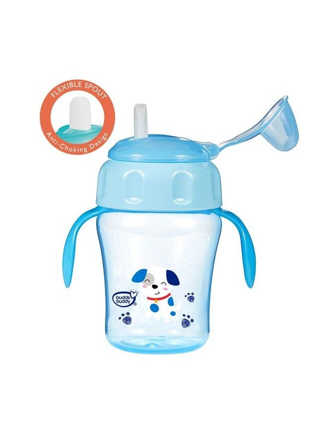 BuddsBuddy - Momo Flexible Spout Baby Sipper Cup 240Ml Bb7228 (Blue) - Image 1