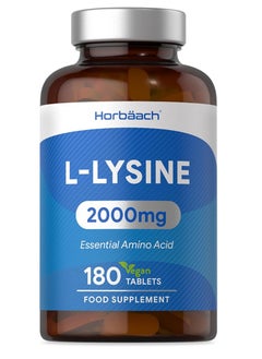 Horbäach L-Lysine support for extra Strength 2000mg 180 Tablets 