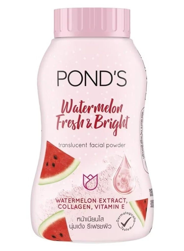 بوندز بودرة الوجه الشفافة بنكهة البطيخ من بوندز فريش آند برايت - للتحكم في الزيوت وبشرة مشرقة (50 جم) - Image 1