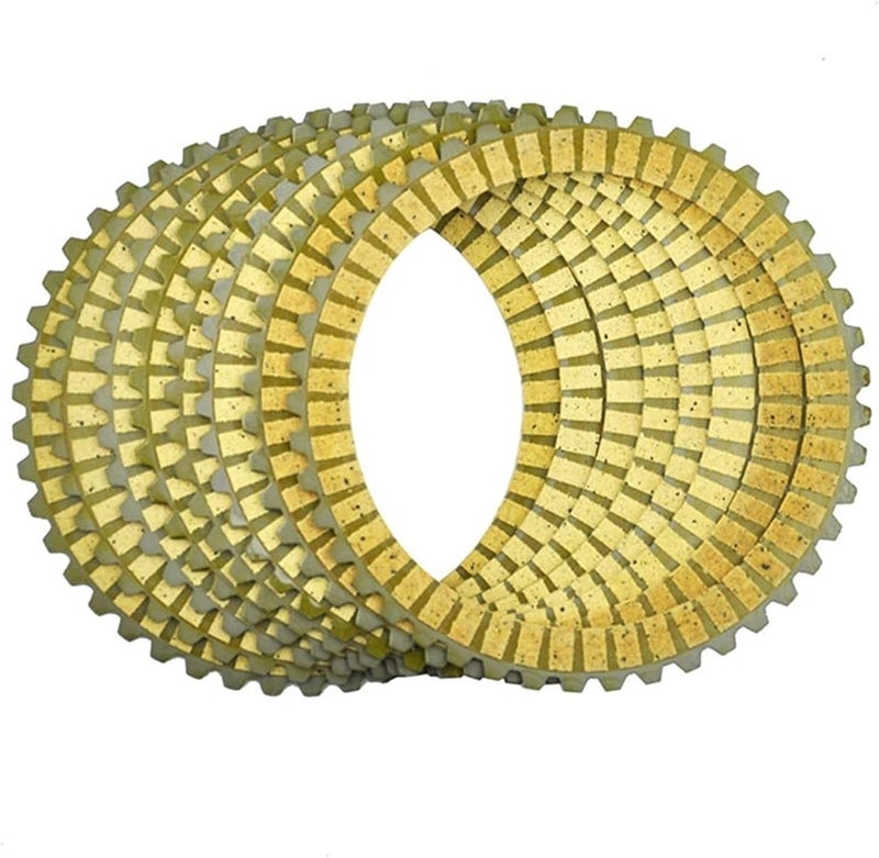 QASULER 8Pcs Motorcycle Friction Clutch Discs Plates - Image 1